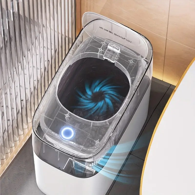 large capacity bathroom trash creative waste bin lid - Temu
